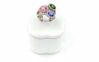 Anillo Sangiorgi Preziosi Mujer in Oro blanco Tsavorite 0.91 Ct 168544-15 - 168544-15